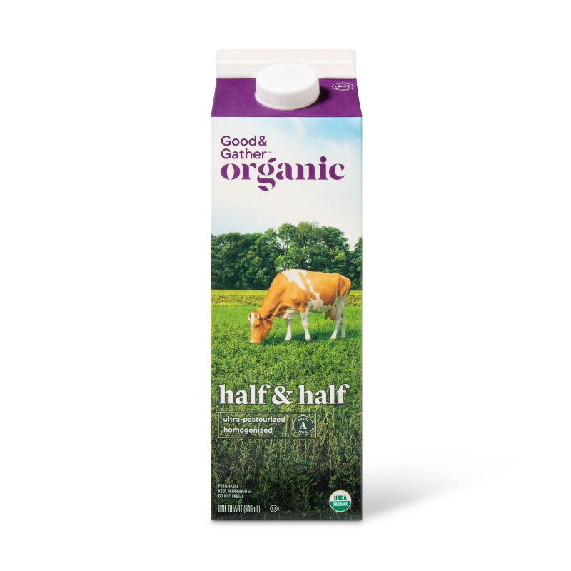 Organic Half & Half - 1qt - Good & Gather™