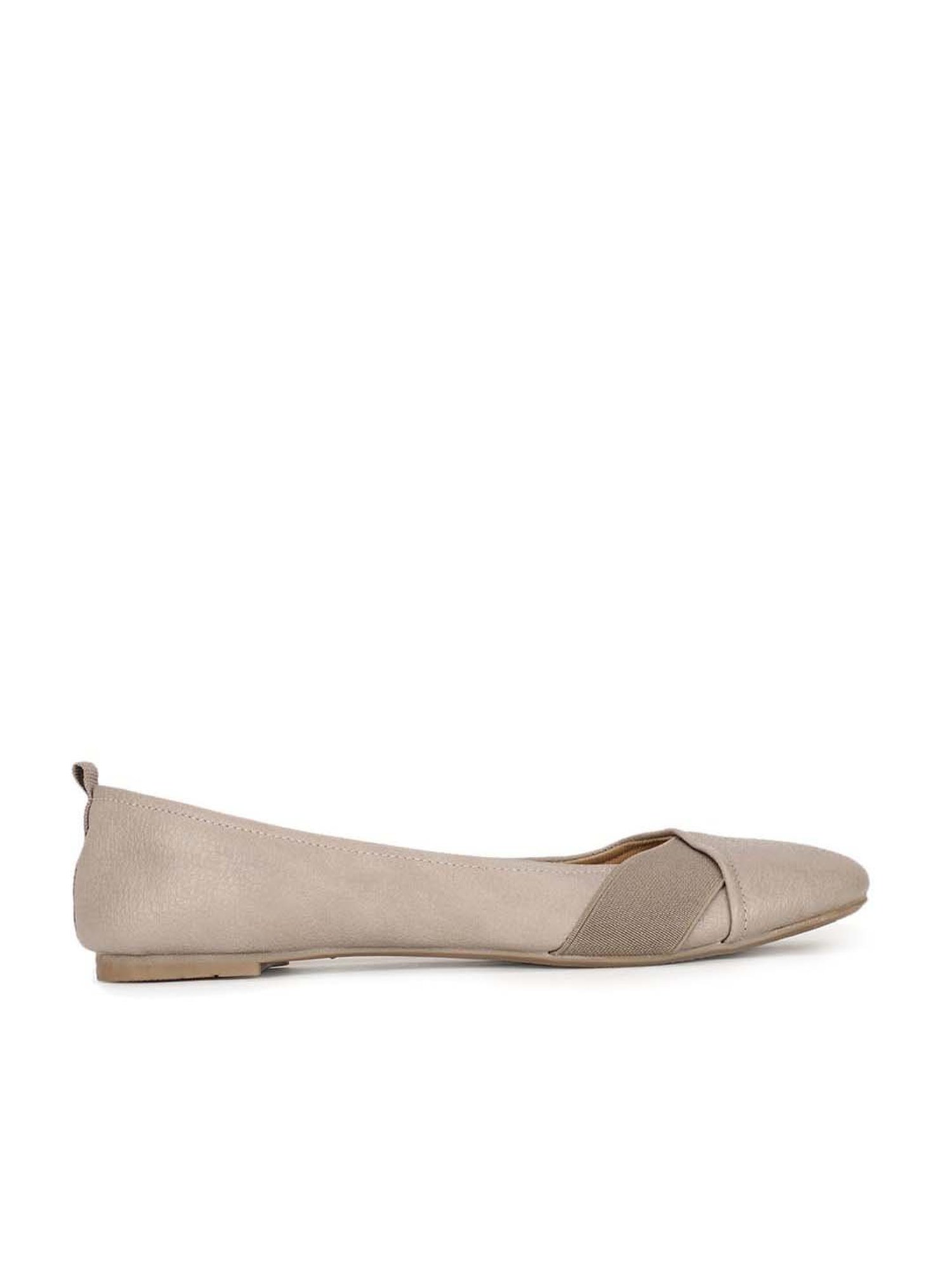 Bata Women's Beige Flat Ballets
