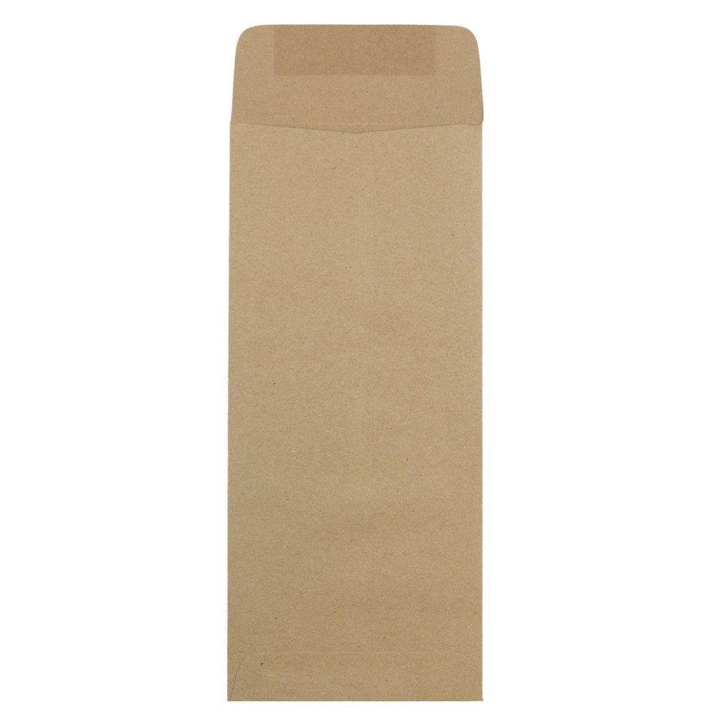 JAM PAPER #14 Policy Premium Envelopes - 5 x 11 1/2 - Brown Kraft Paper Bag - 25/Pack