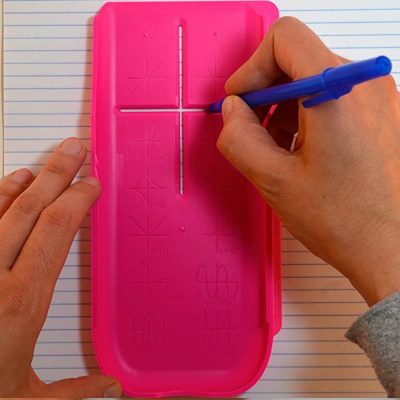 Strong Pink Hard Slide Cover (See Description for Details) for TI 84 Plus, TI 84 Plus C Silver Edition, TI 89 Titanium (not for TI 84 Plus CE)