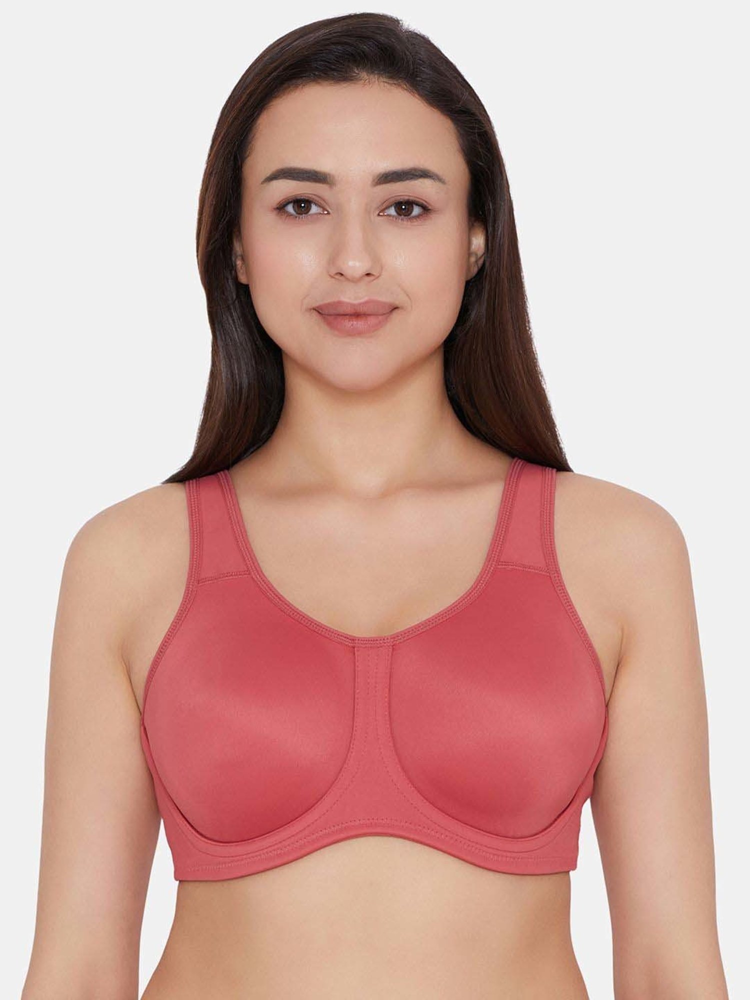 Wacoal Red Full Coverage Sports Bra