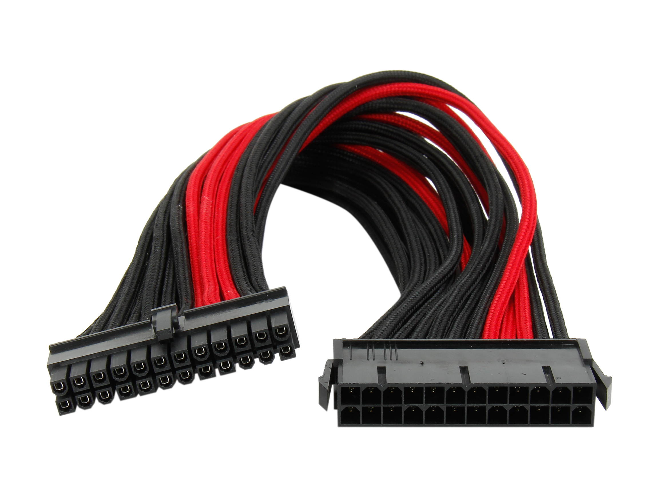 Silverstone PP07-MBBR Motherboard 24pin Connector Sleeved Extension Power Supply Cable