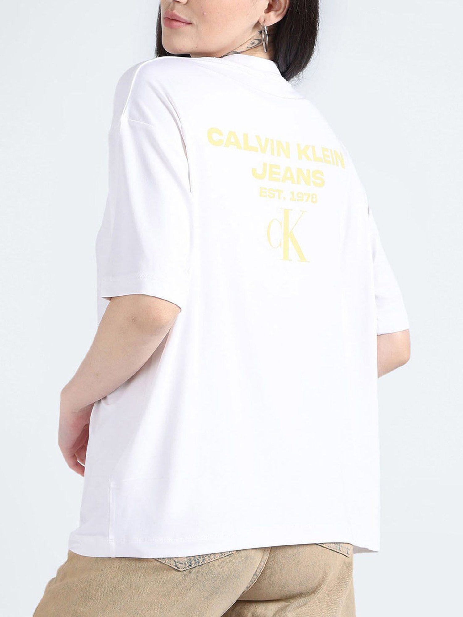 Calvin Klein Bright White Loose Fit T-Shirt