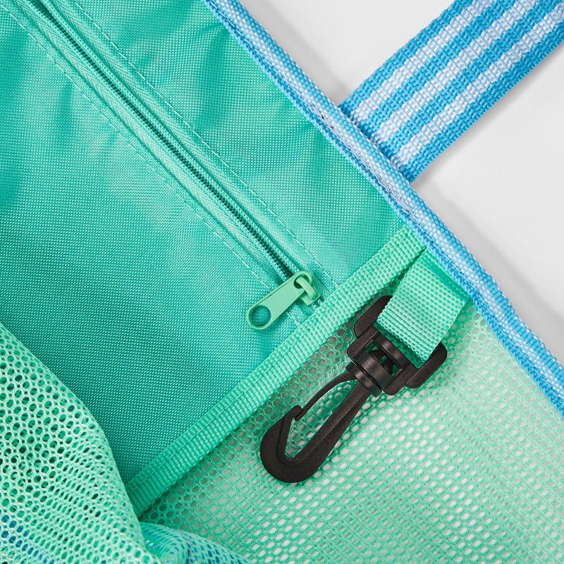 Beach Bag with Pockets Teal - Sun Squad™