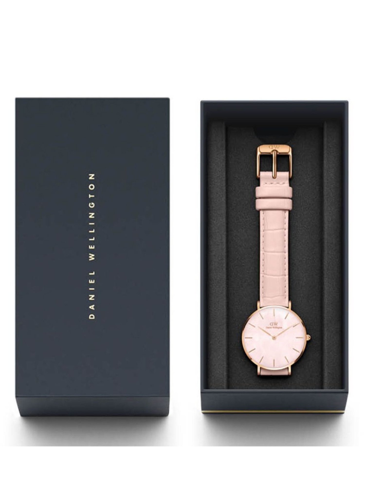 Daniel Wellington Petite Women Pink Round Dial Analog Watch - DW00100514K