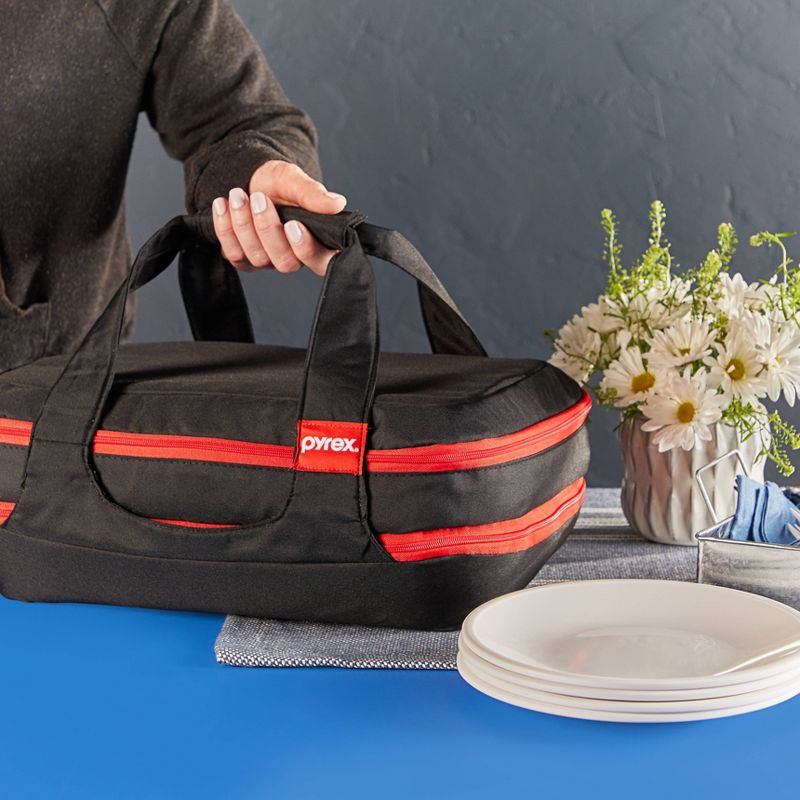 Pyrex Portable 9pc Double Decker Glass Bakeware Set