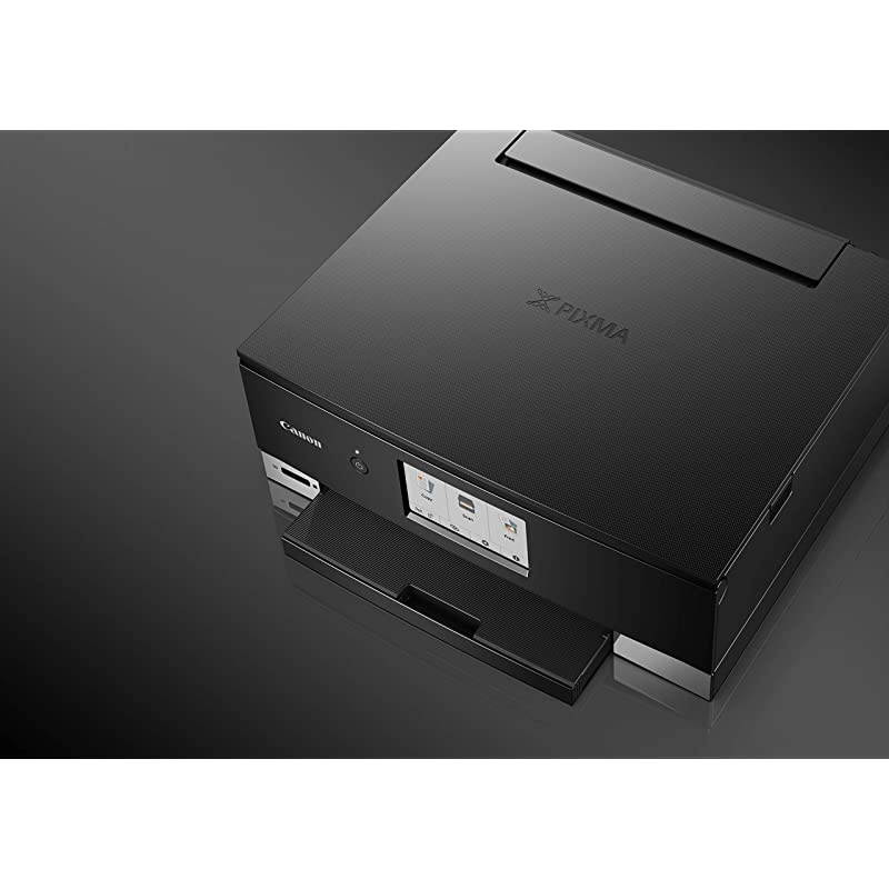 TS8220 Wireless All in One Photo Printer with Scannier and Copier, Mobile Printing, Black,  Dash Replenishment Ready