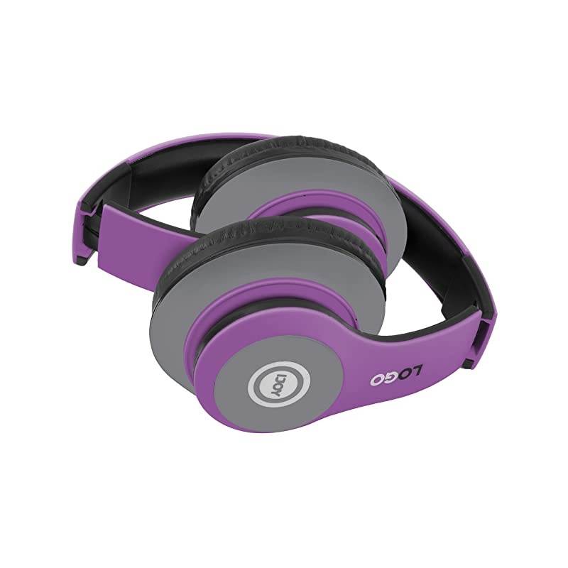 Matte Rechargeable Wireless Bluetooth Foldable Over Ear Headphones with Mic, EDM