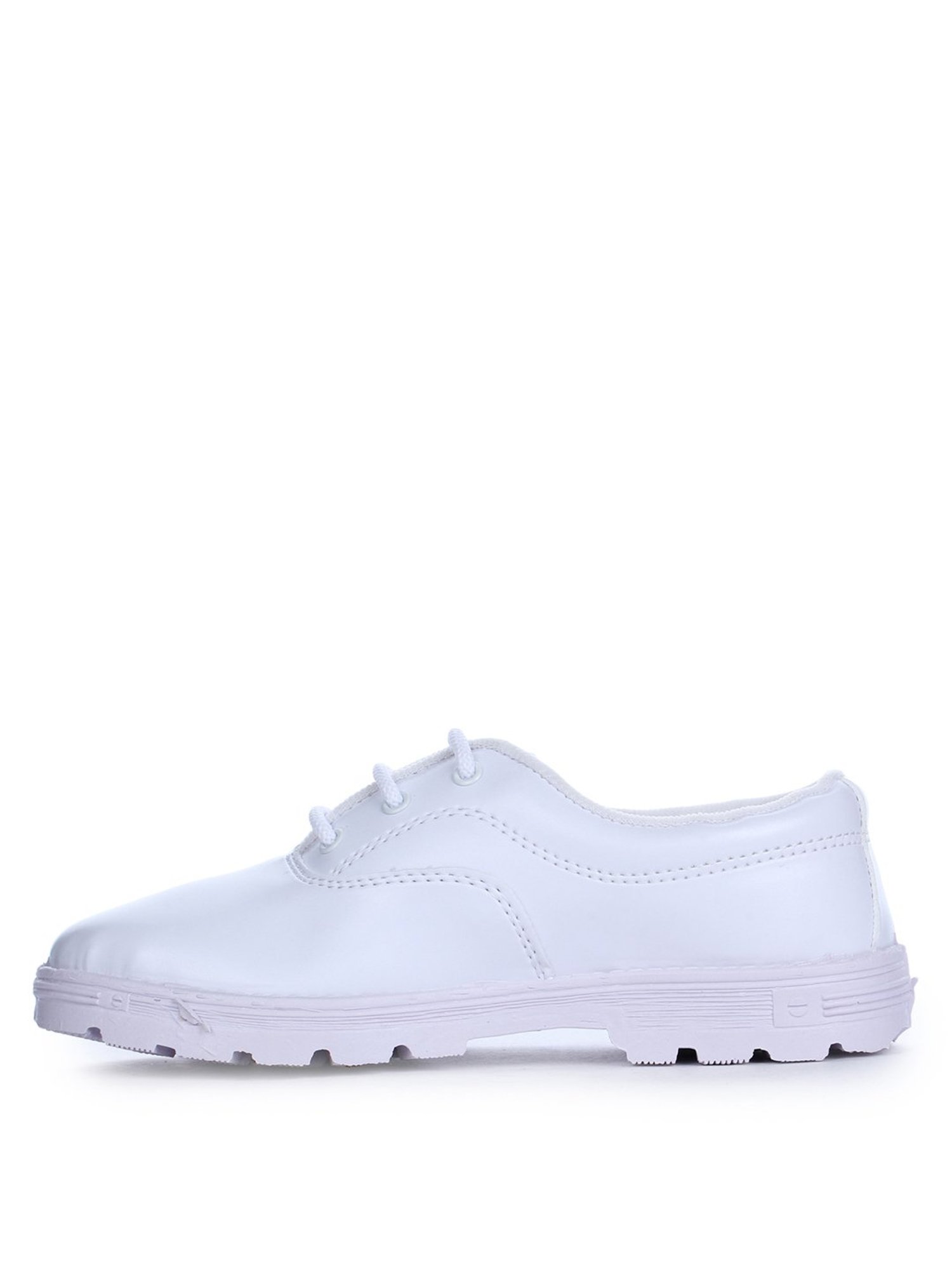 Prefect By Liberty Kids White School Shoes