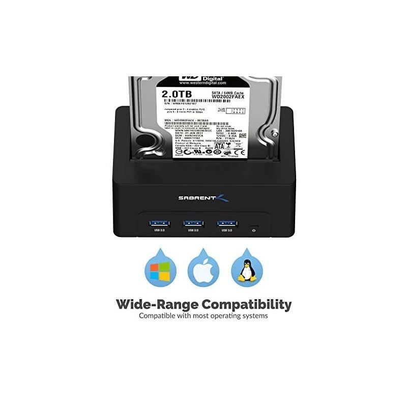 USB 30 SATASSD 25 HDD Docking Station with 3 USB Ports DSU301