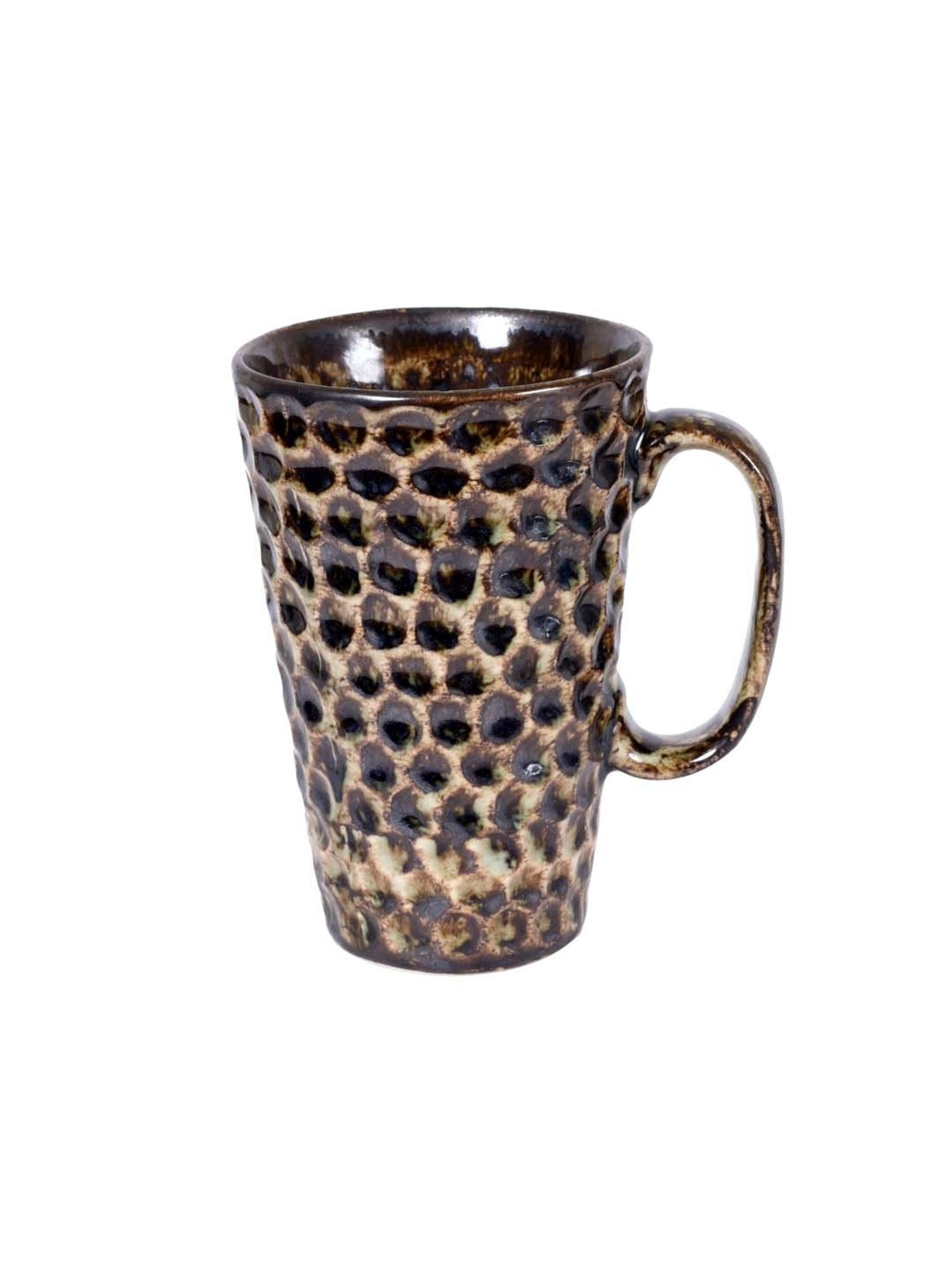 Unravel India Black & Gold Ceramic Studio Mug - Set of 2