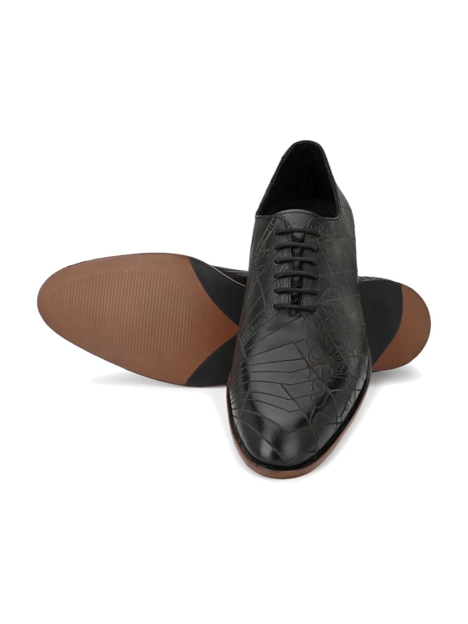 Delize Black Oxford Shoes