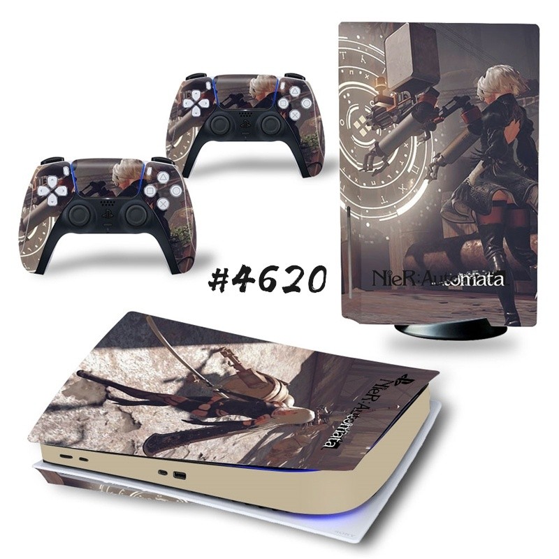 NieR Automata PS5 Disc Skin Sticker Protector Decal Cover for PlayStation 5 Console & Controller PS5 Disk Skin Sticker Vinyl
