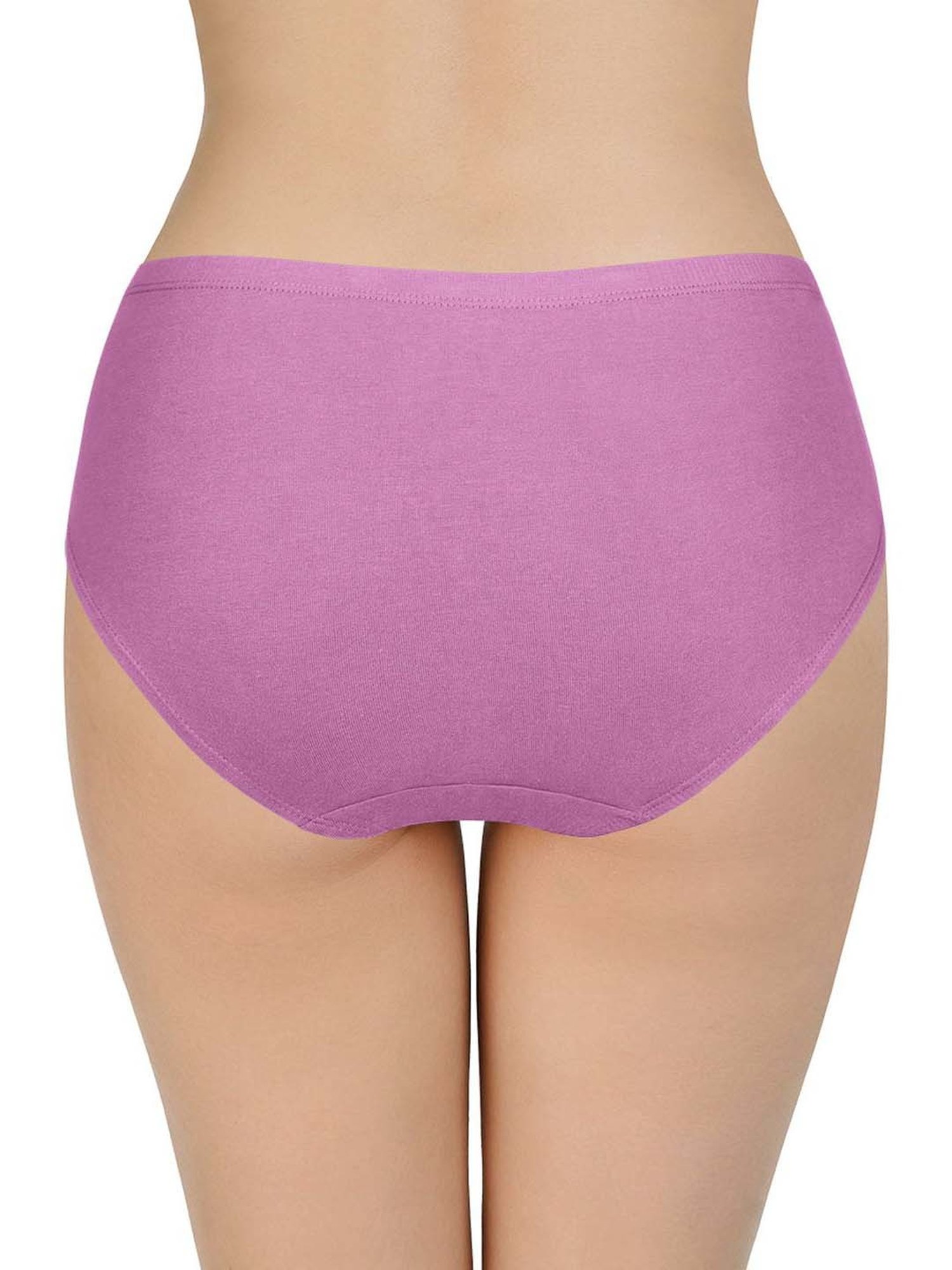 Every De by Amante Purple & Green Cotton Hipster Panties - Pack Of 3