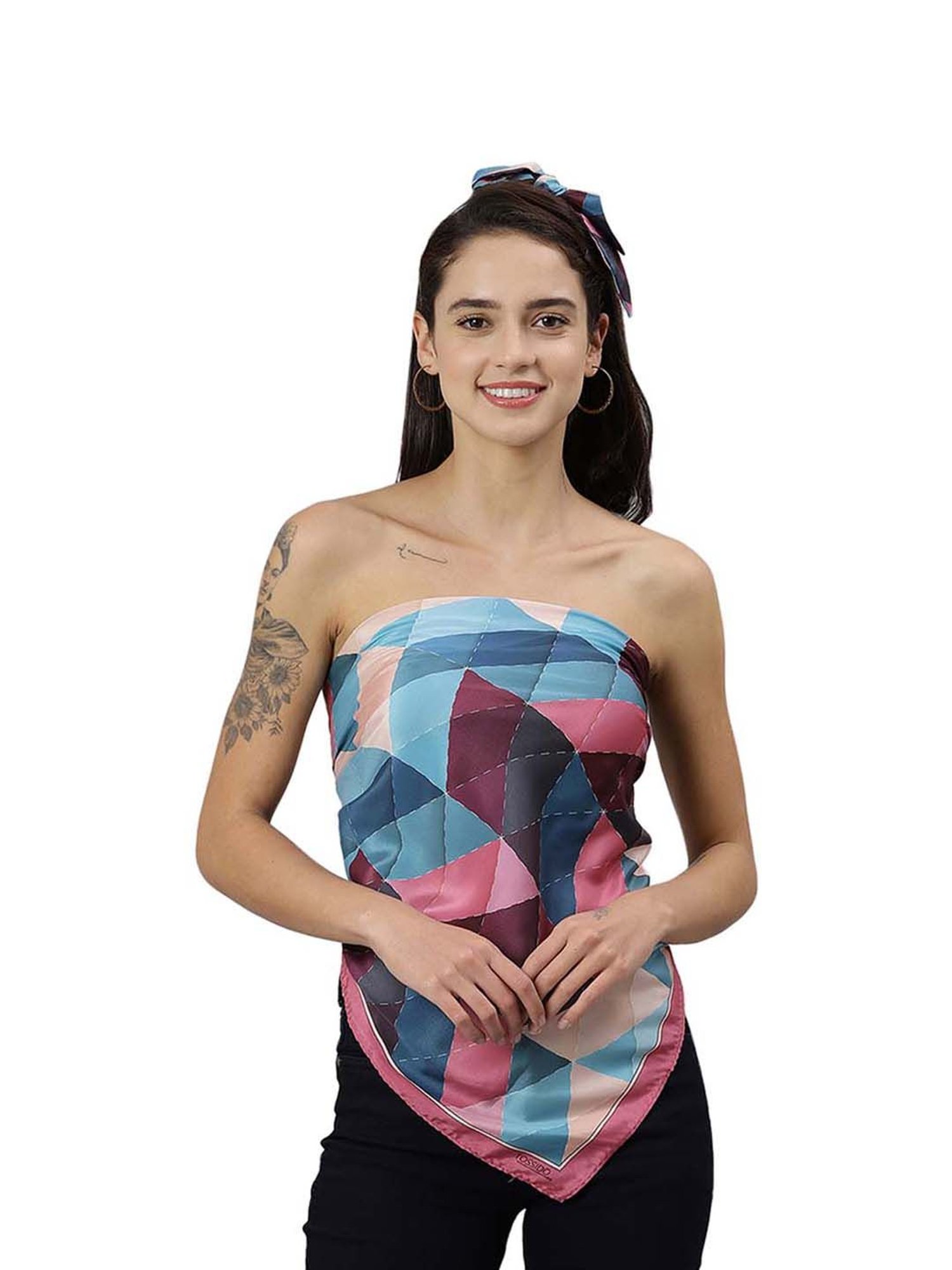 Tossido MultiColor Printed Stole