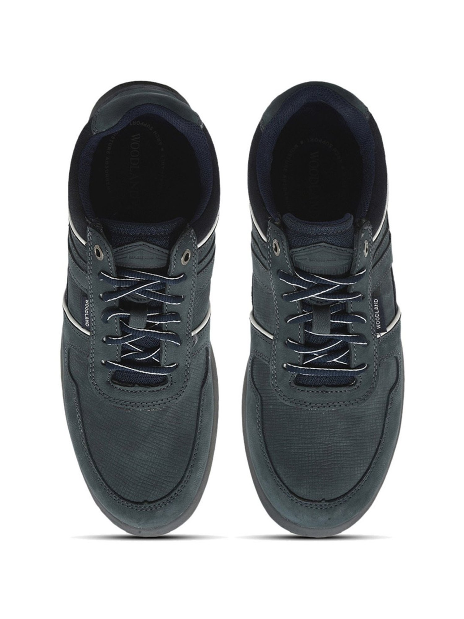 Woodland Men's Teal Derby Shoes