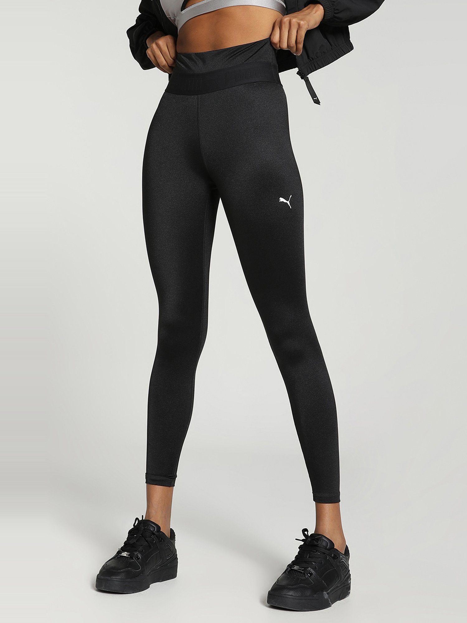 KENDALL + KYLIE White Printed Sports Tights