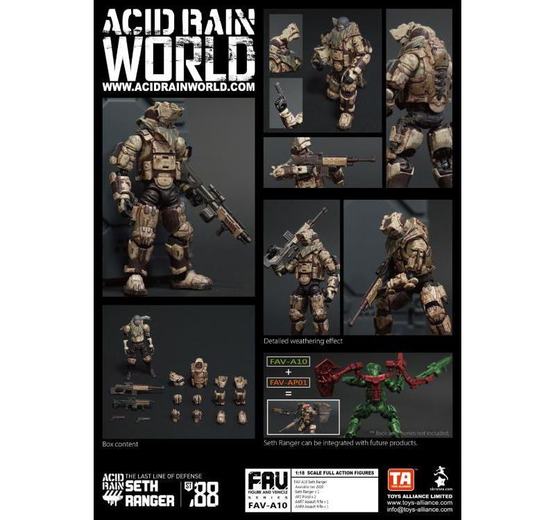 FAV-A10 Seth Ranger 1:18 Scale | Acid Rain Fav Action figures