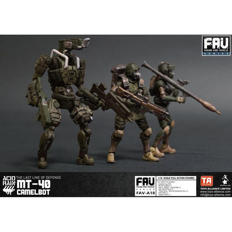 FAV-A18 MT40 Camelbot 1:18 Scale | Acid Rain Fav Action figures
