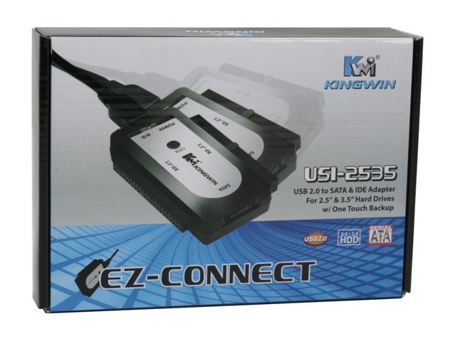 KINGWIN USI-2535 Hi-Speed USB 2.0 to SATA/IDE Drive Adapter