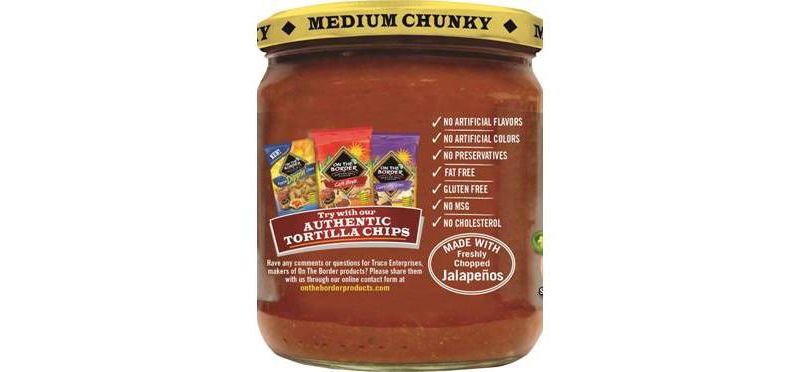 On The Border Chunky Salsa - 16oz