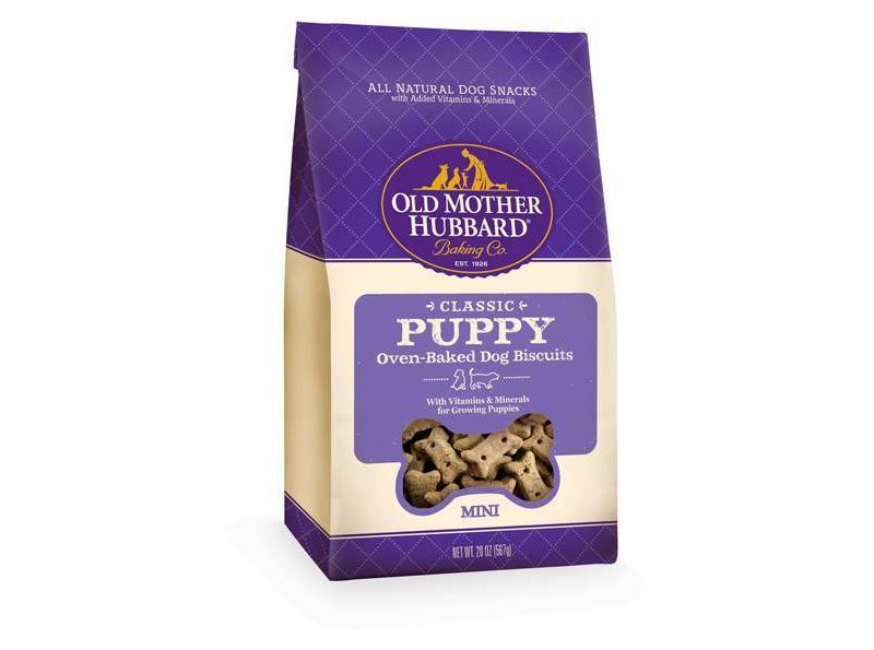 Old Mother Hubbard Chicken Classic Crunchy Puppy Biscuits Mini Oven Baked Dog Treats - 20oz