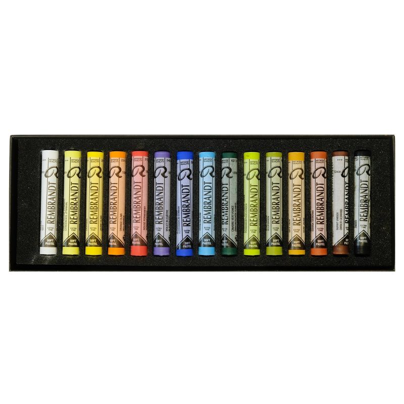 Soft Pastels Full Size Multicolor - Rembrandt 15ct