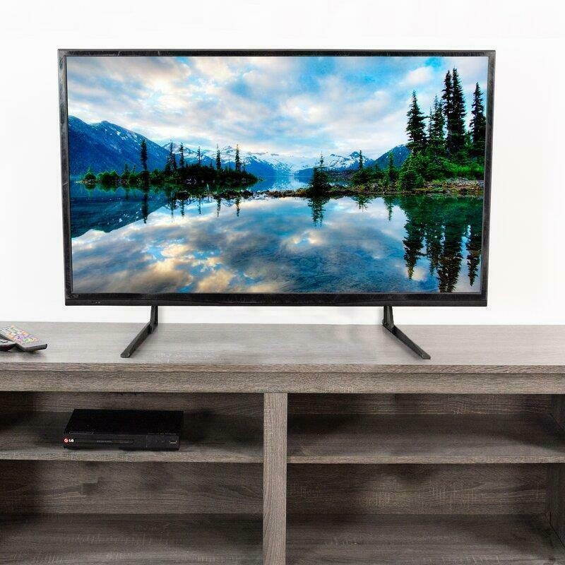 UNIVERSAL TV STAND BASE TABLETOP FOR 24 32 36 42 43 50 55 60 65" LCD LED PLASMA