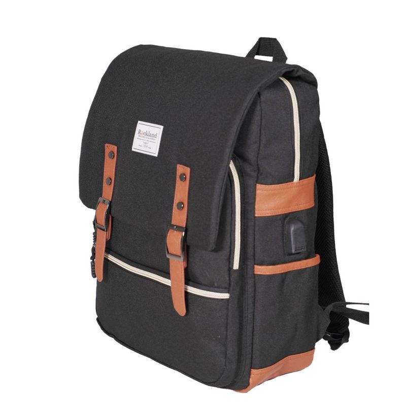 Rockland 16.5'' Heritage USB Laptop Backpack
