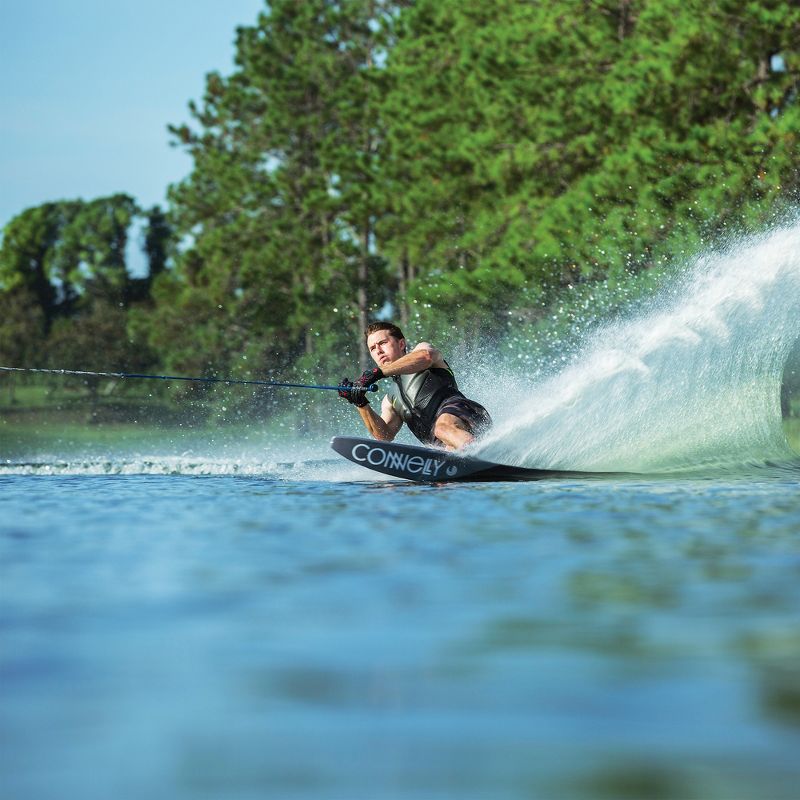 Connelly PROLINE Extra-Strong Buoyant Ski Rope Curved Endcap 13-Inch Radius Course Handle with Comfortable Grip, Black