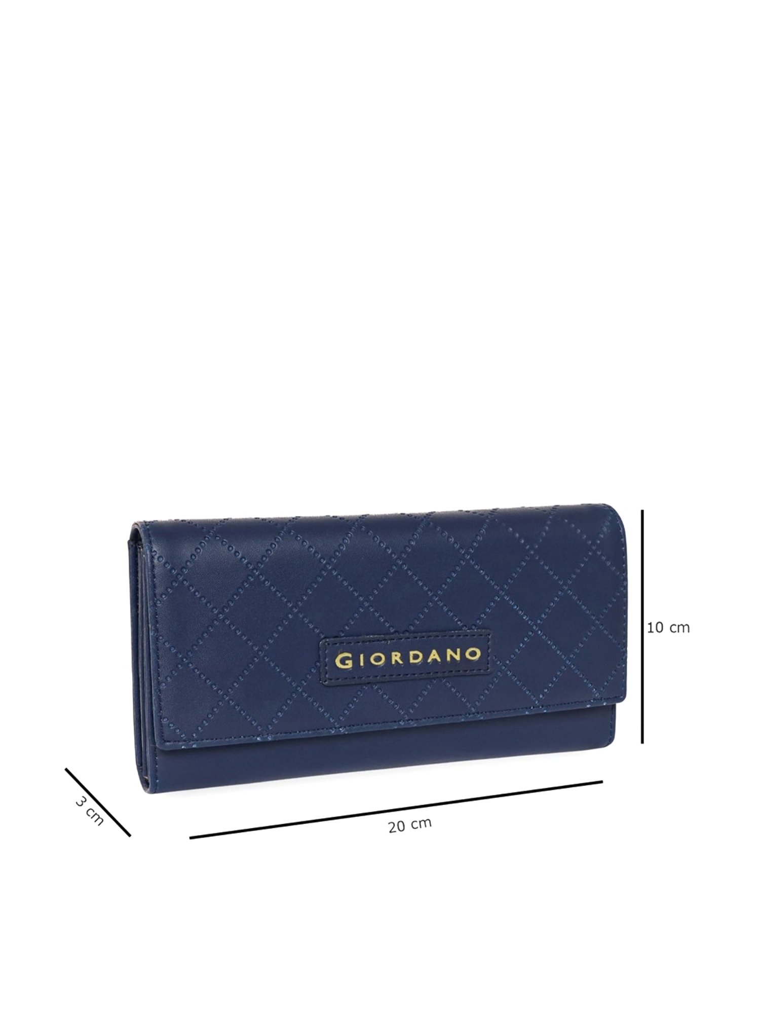 Giordano Blue Textured Wallet for Women