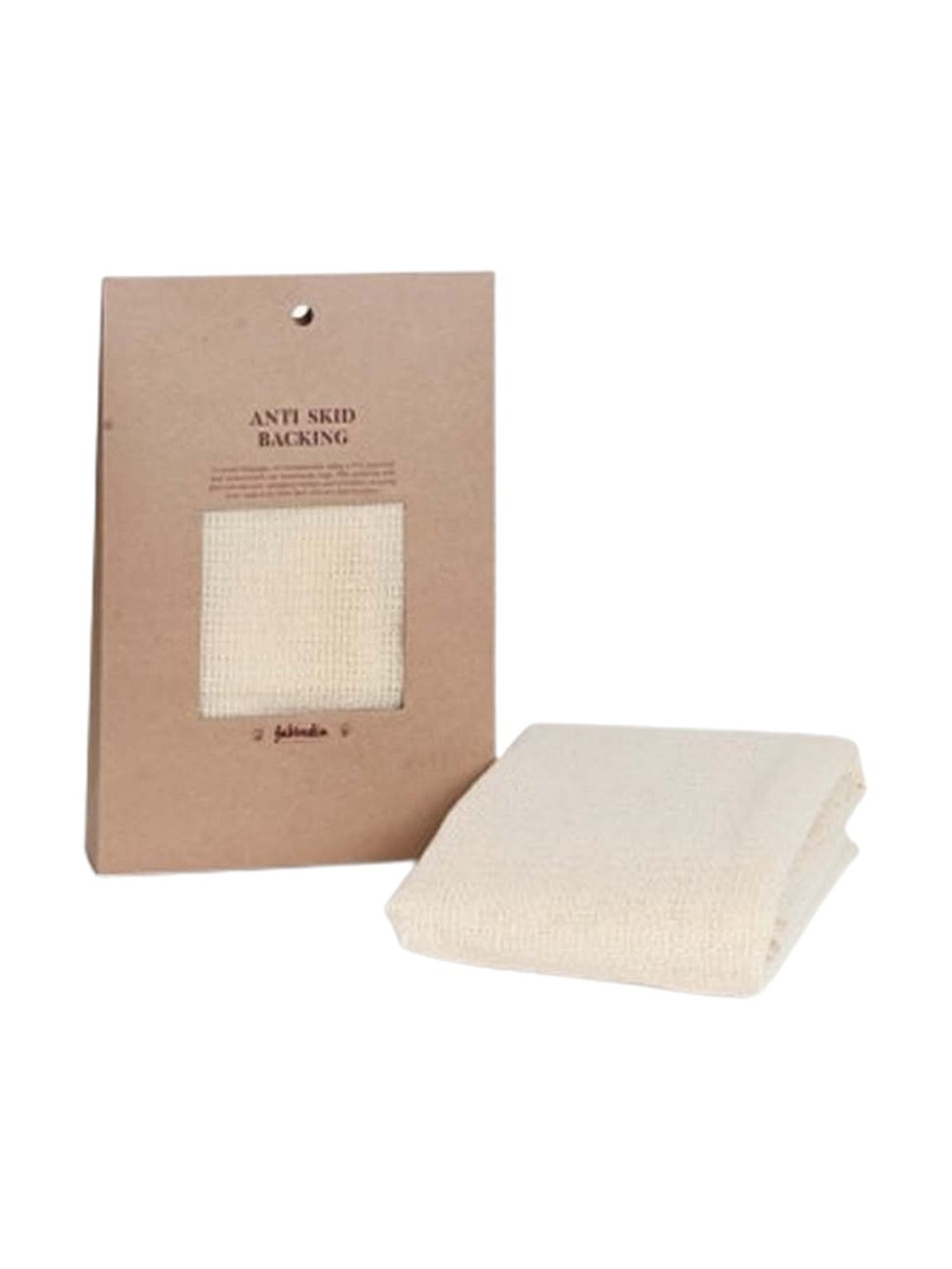 Fabindia  White PVC Dhurrie - Set of 1