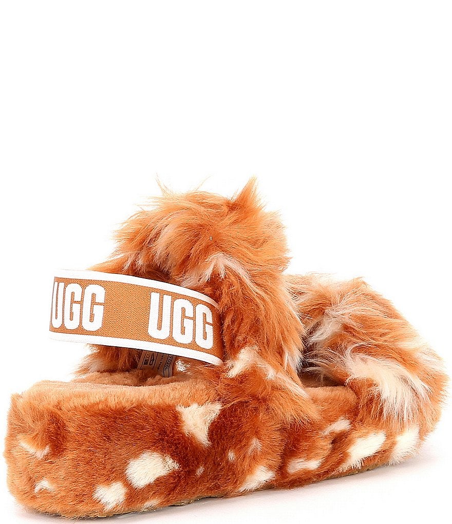 UGG&reg; Oh Yeah Spots Faux Shearling Slides