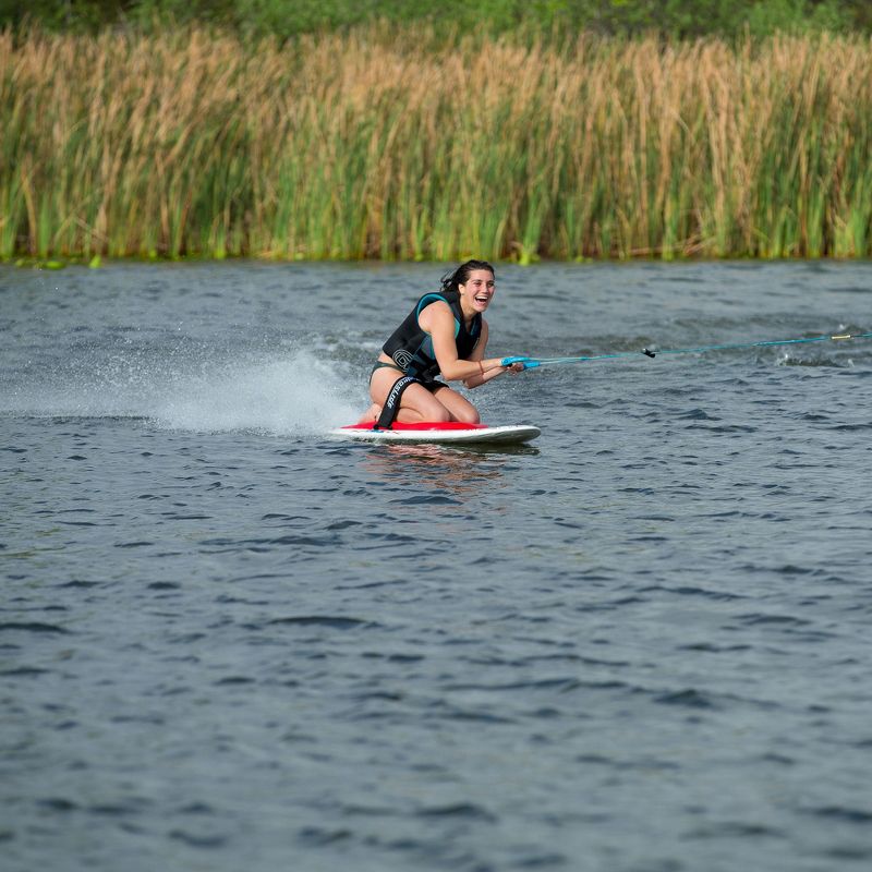 Hydroslide 2018 Revolution 52 Inch Surfing Tow Behind Kneeboard Wakeboard, Black