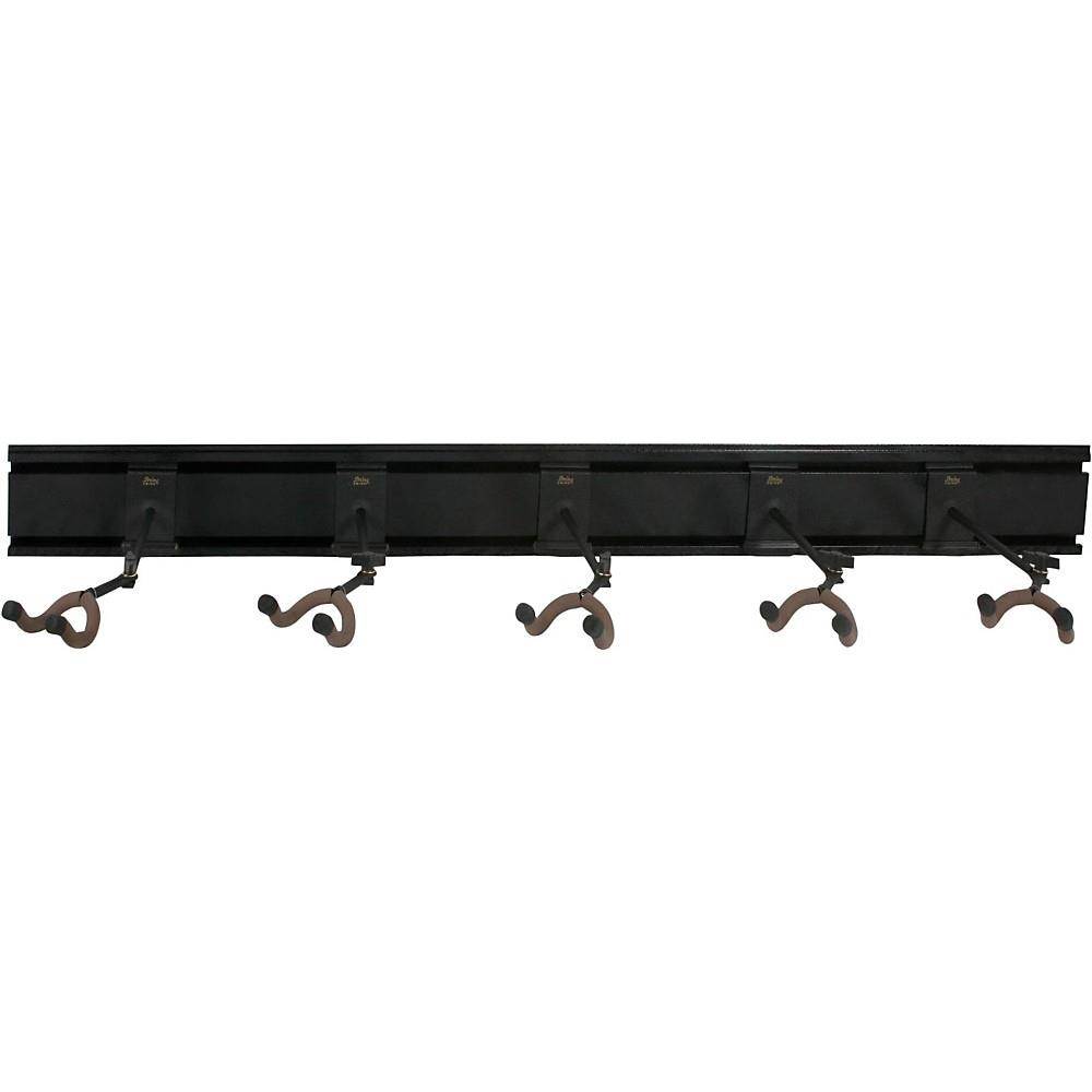 string swing sw5rlbk guitar keeper bundle with 5 guitar hangers & 1 black vein strong wall mount