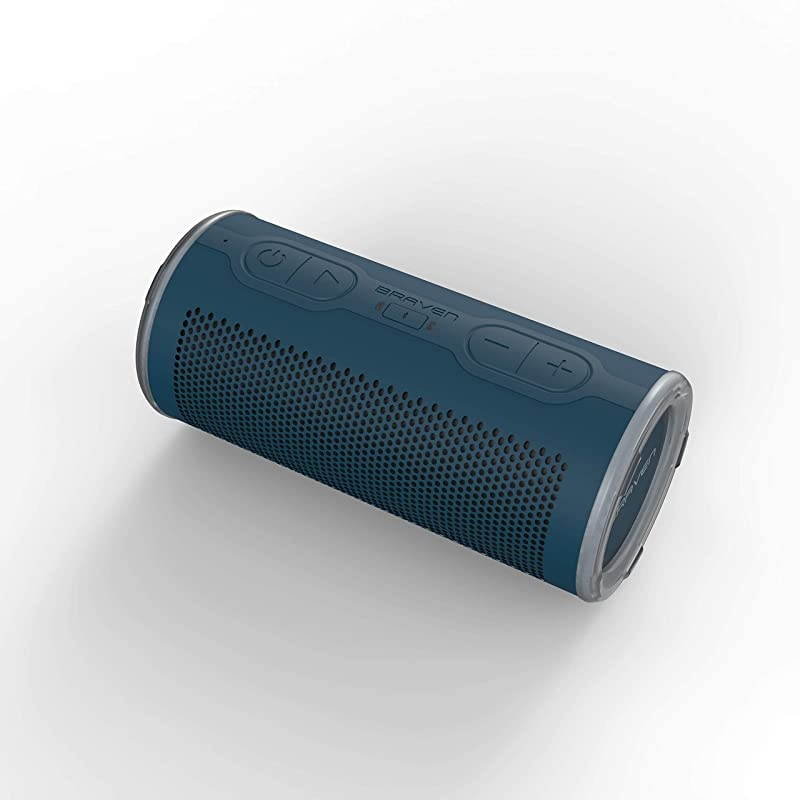604202612 BRV-360 - Waterproof Portable Speaker - Bluetooth Wireless Technology - 360 Degree Speaker - Blue