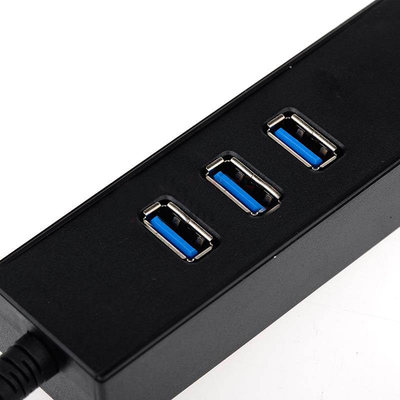 axGear USB 3.0 Hub 3 Ports USB Lan Card 10/100/1000 Gigabit Ethernet Network Adapter