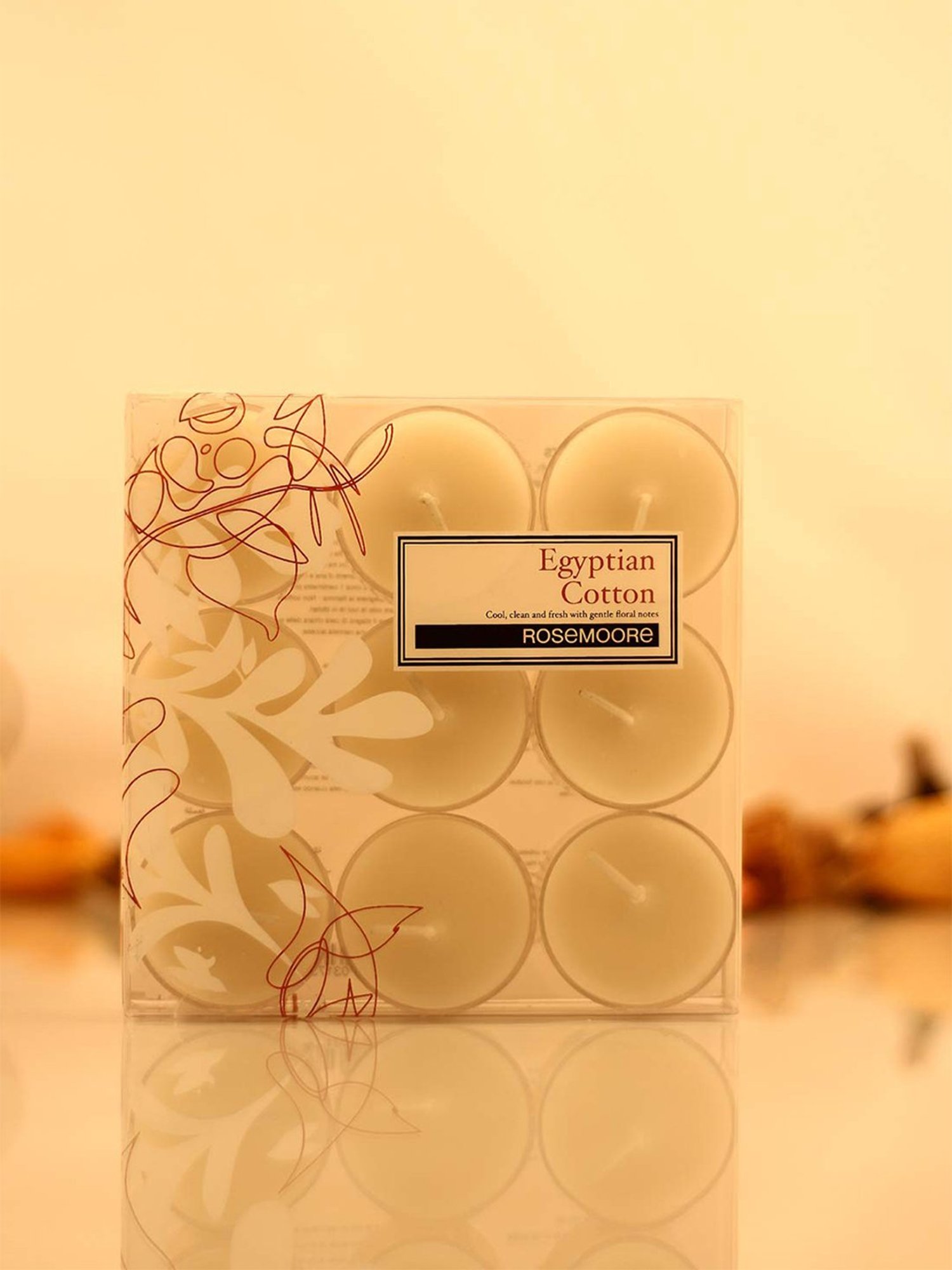 Rosemoore Scented Egyptian Cotton Tea Lights - 9 Piece