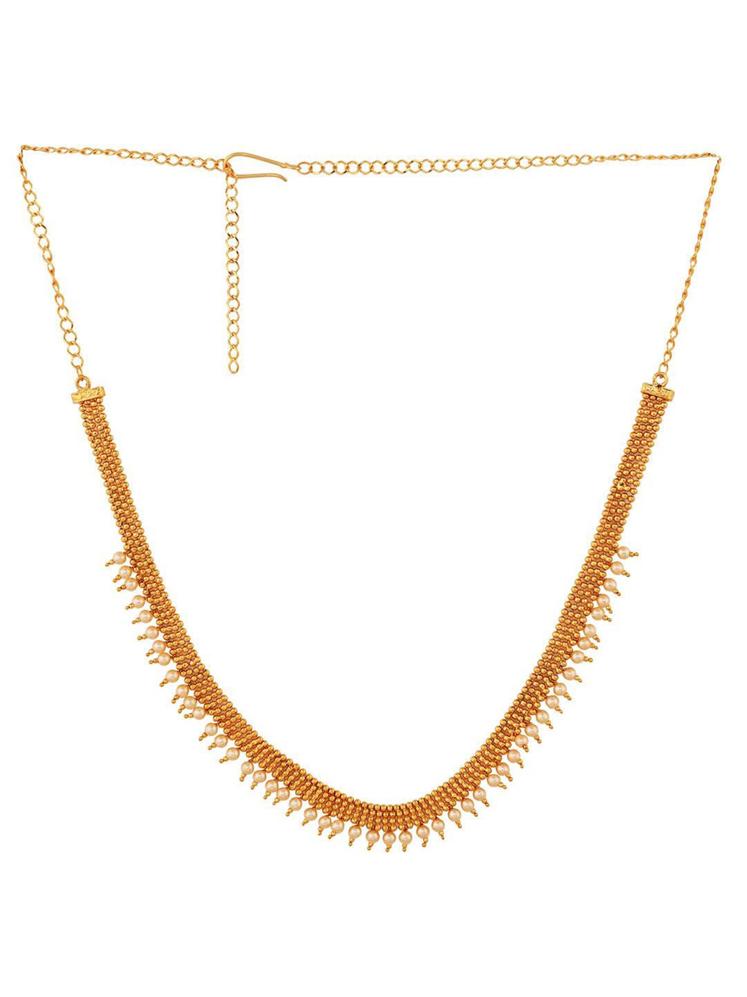 Saraf Rs Jewellery Gold Plated Beaded Kamarbandh