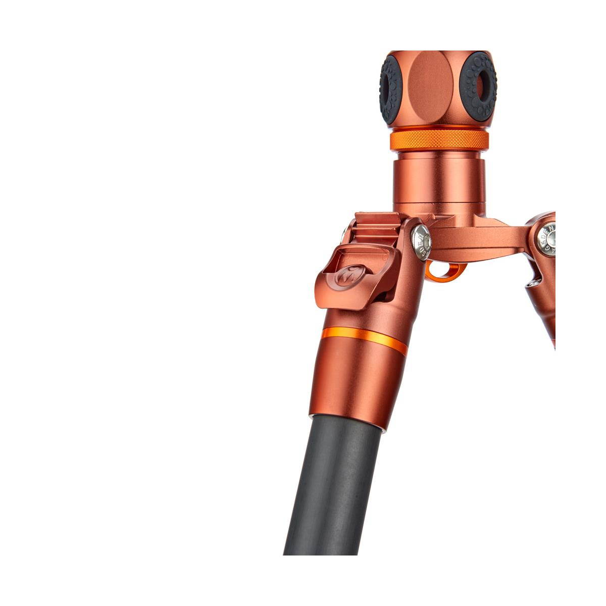 3 Legged Thing Legends Ray 5-Section CF Tripod System, AirHed Vu, Bronze/Blue