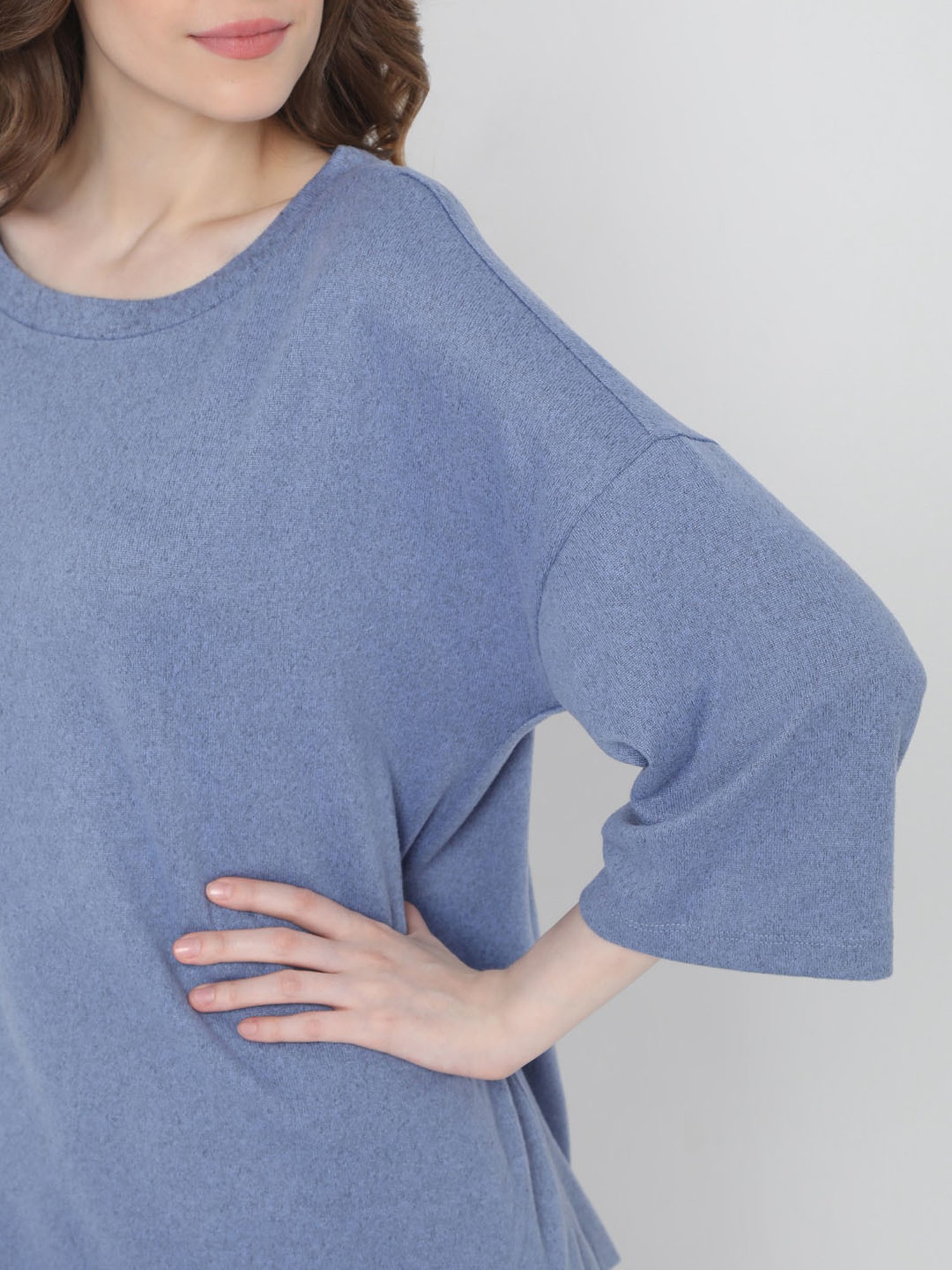 Vero Moda Blue Regular Fit Pullover