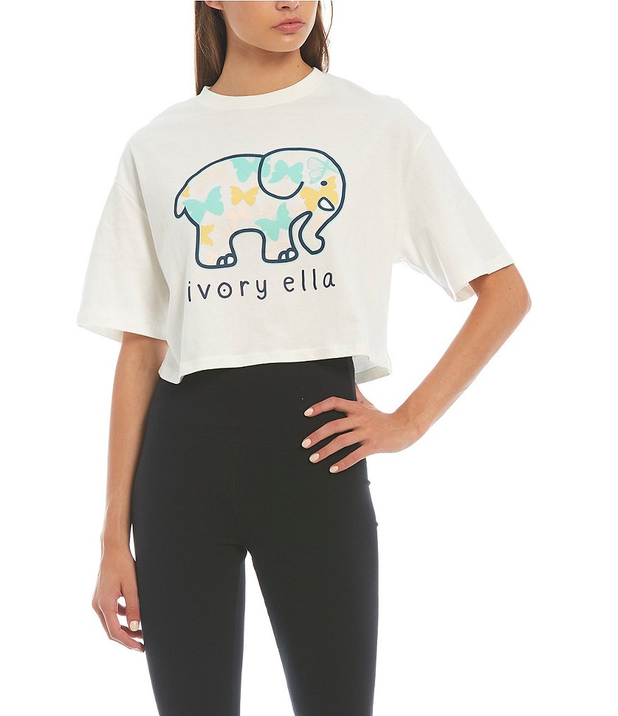 Ivory Ella Short-Sleeve Graphic Tee