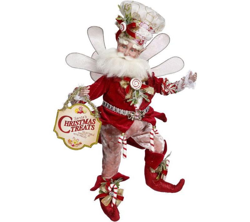 Mark Roberts Products 17" Collectible Sweet Shop Christmas Fairy Medium - Red/White