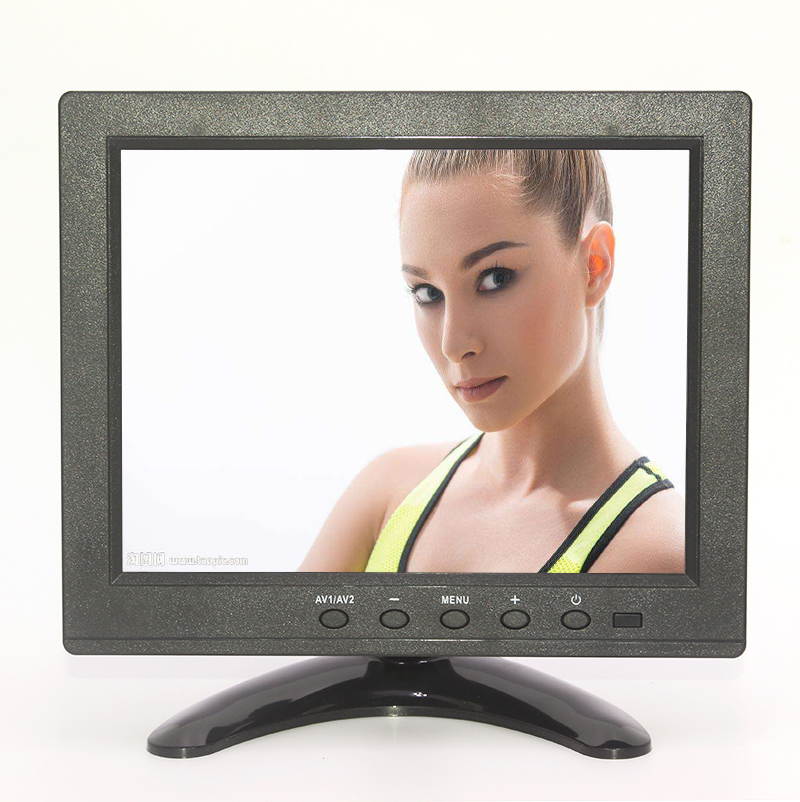 8" 1024x768 HD TN Screen Monitor with HDMI/VGA/USB/AV/RCA/BNC Inputs,  Applied to Various Terminal Display, Such as FPV, PS, XBOX, Car Video, Security & Monitoring Display, 8 inch Dispaly BNC HDMI RCA