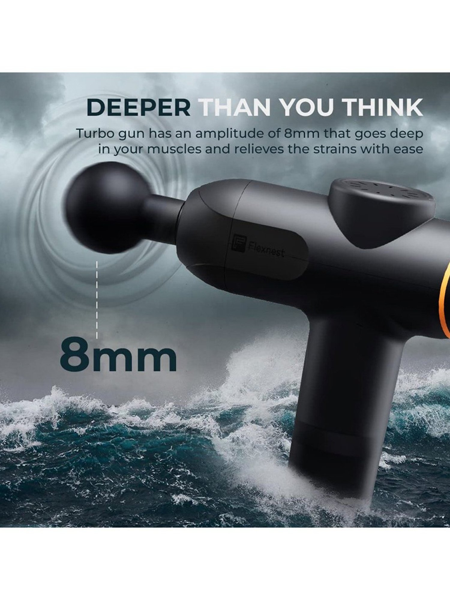 Flexnest German-Designed Turbo Massage Gun For Body Pain Relief