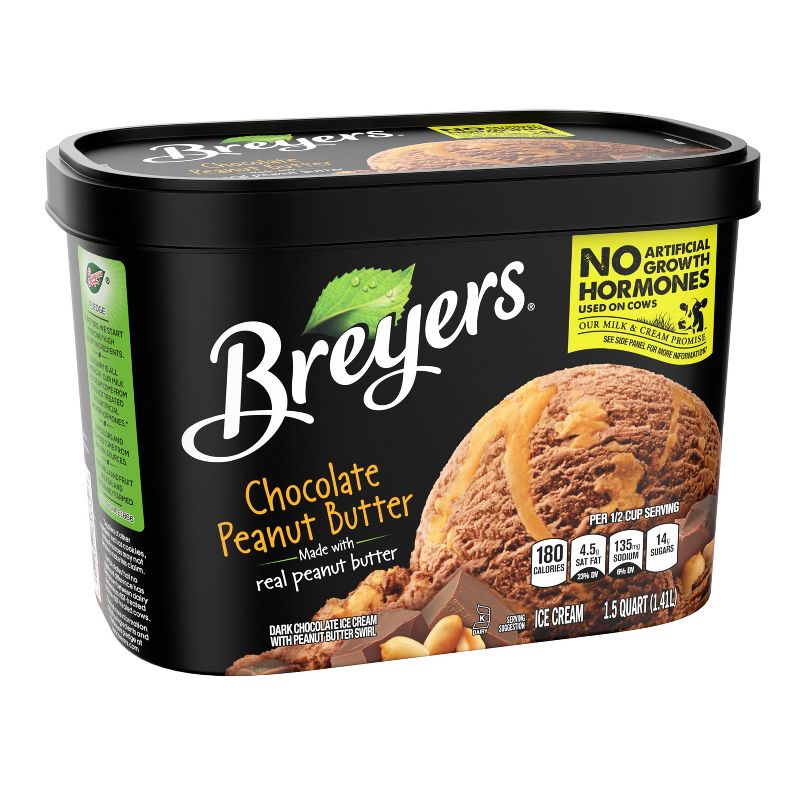 Breyers Chocolate Peanut Butter Ice Cream - 48oz