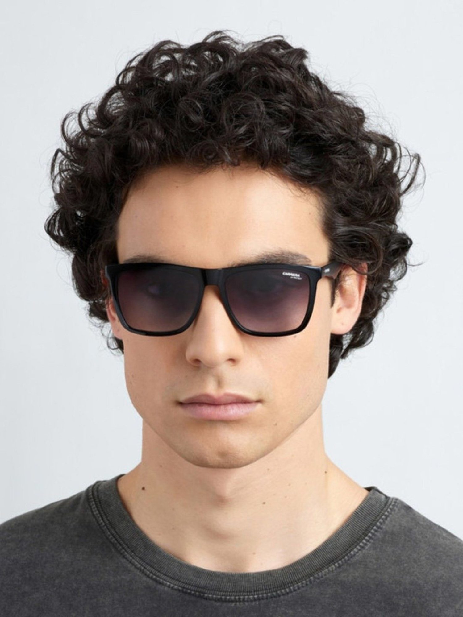 Carrera Grey Rectangular UV Protection Sunglasses for Men