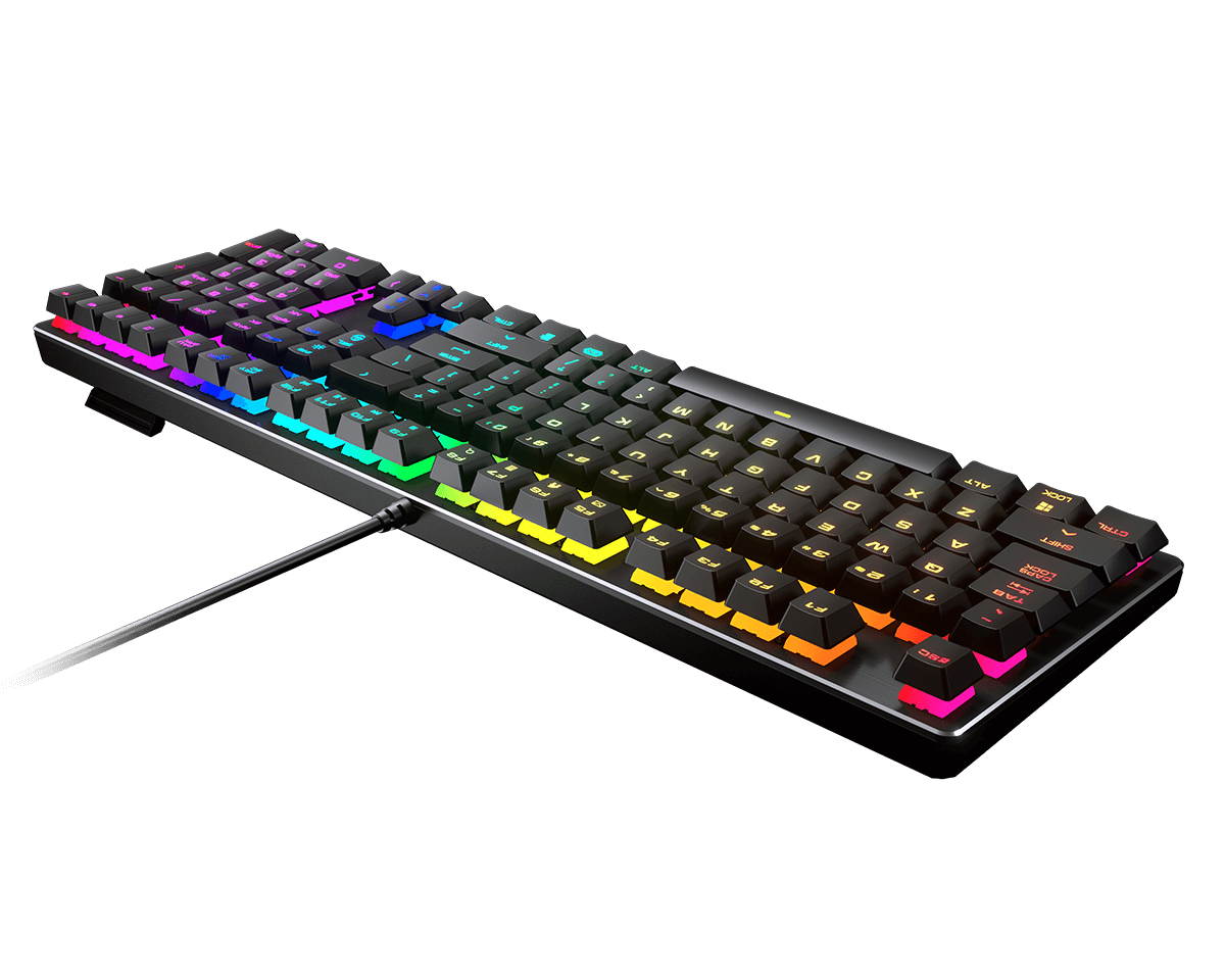 Cougar Vantar MX Mechanical Gaming Keyboard (Red Switch) with RGB (Black)