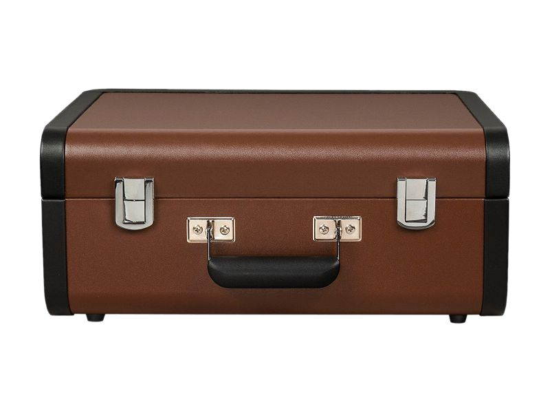 Crosley Portfolio Portable Turntable with Bluetooth - Brown & Black, CR6252A-BR