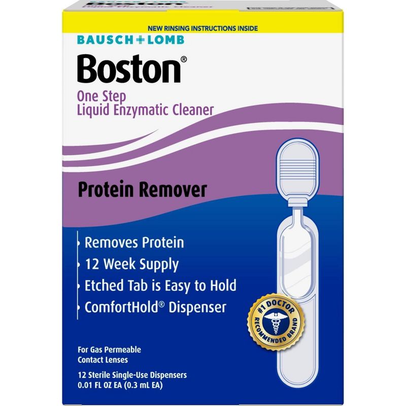 Boston One Step Liquid Enzymatic Cleaner - 12ct